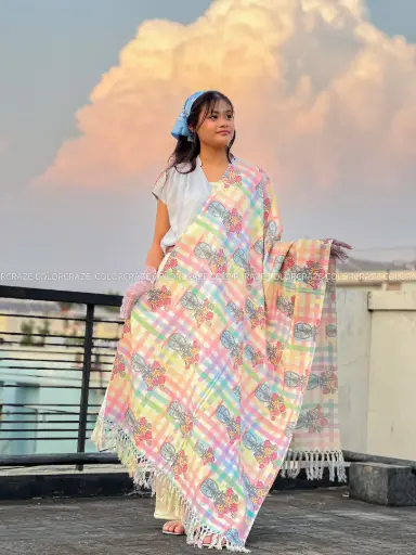 [1003] Shawl Digital Print 0006