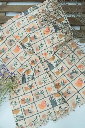 [1003] Shawl Digital Print 0007