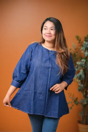 Denim Short Kurti