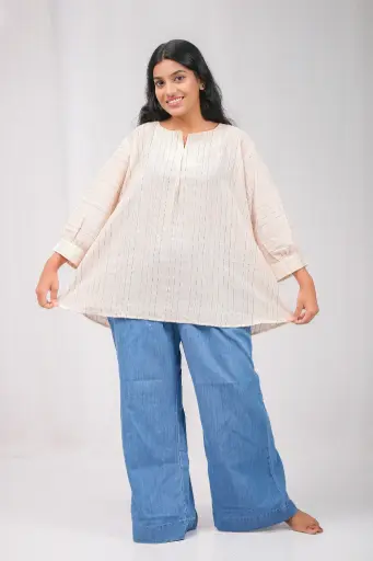 Off-white Classic Looc Short Kurti