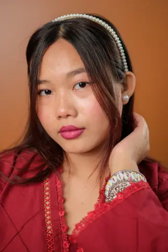 [9901] Small Pearl Round Hairband