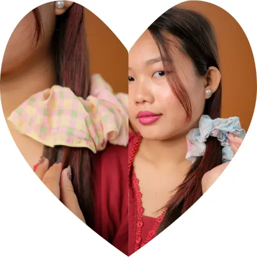 Silk Scrunchies Bands