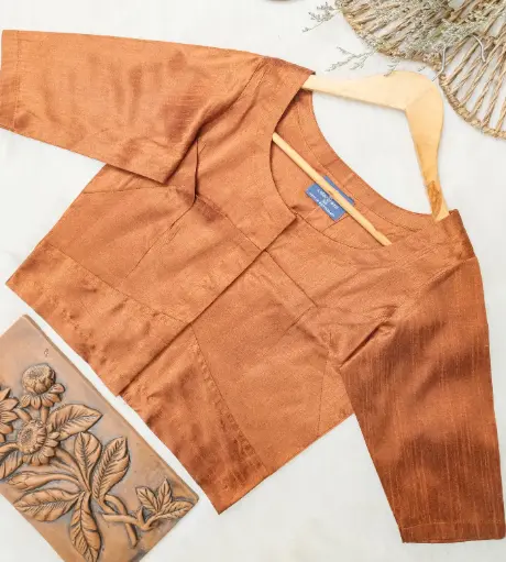 Copper Brown Tashar Blouse