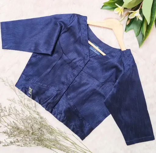 Royal Blue Tashar Blouse