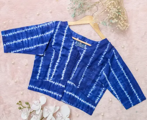 Blue Natural Dye Blouse